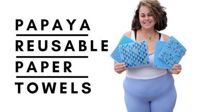 Papaya reusable paper towels