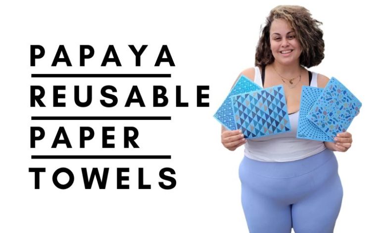 Papaya reusable paper towels